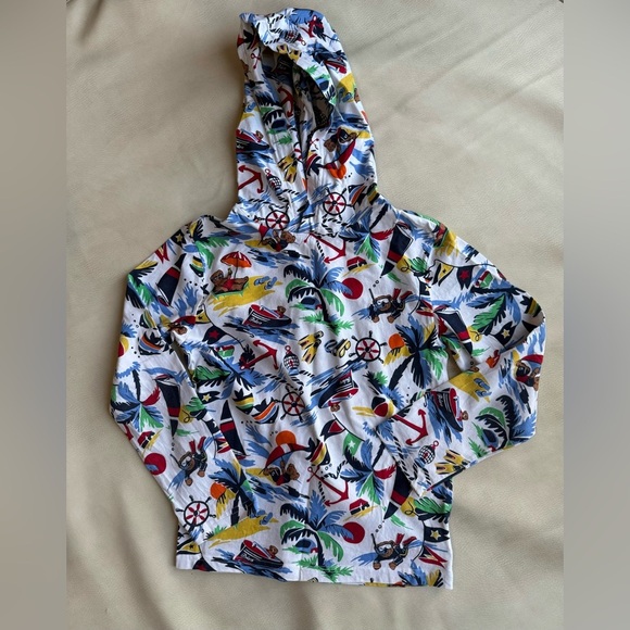 Polo Ralph Lauren bear hooded sweater for boys - Picture 1 of 8